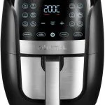 Gourmia Digital Stainless Steel 6 Digital Air Fryer Black