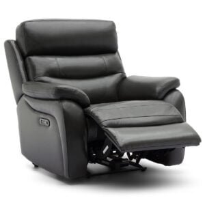 Are you looking for one of the best Electric Leather Recliner Armchair Power Dark Grey, then look no further.