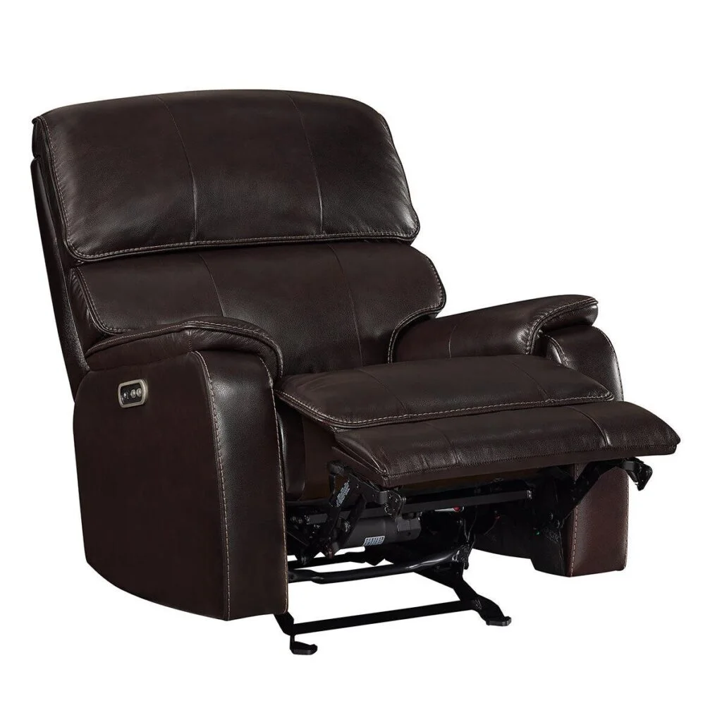 ElectricLeatherReclinerArmchairwithPowerHeadrest 1