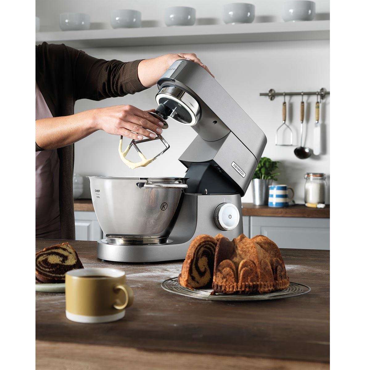 Kenwood Chef Titanium Mixer, 4.6L, KVC7300S Hazloez.co.uk