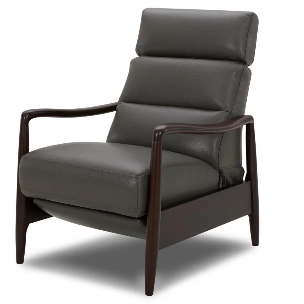 LeatherPushbackReclinerArmchairGilmanCreekEdwardGrey 1