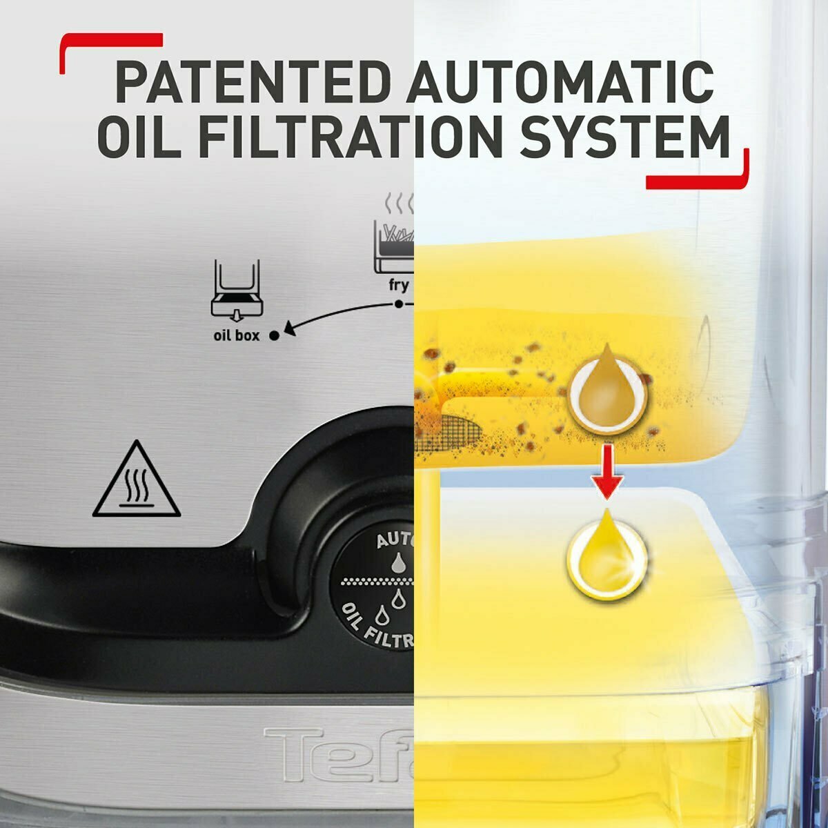 Tefal Oleoclean Pro Deep Fat Fryer Easy Clean FR804040