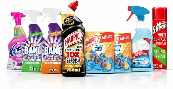 Ultimate Home Essentials Spring Cleaning Products Bundle Harpic, Cillit Bang, Vanish, Windolene and Mr. Sheen