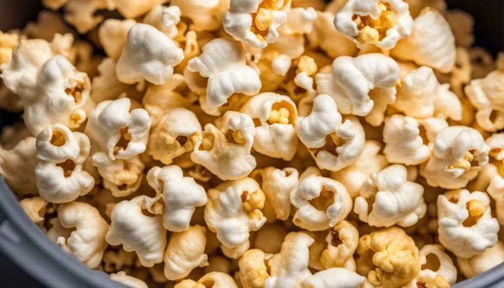 homemade popcorn in an air fryer homemade popcorn in an air fryer