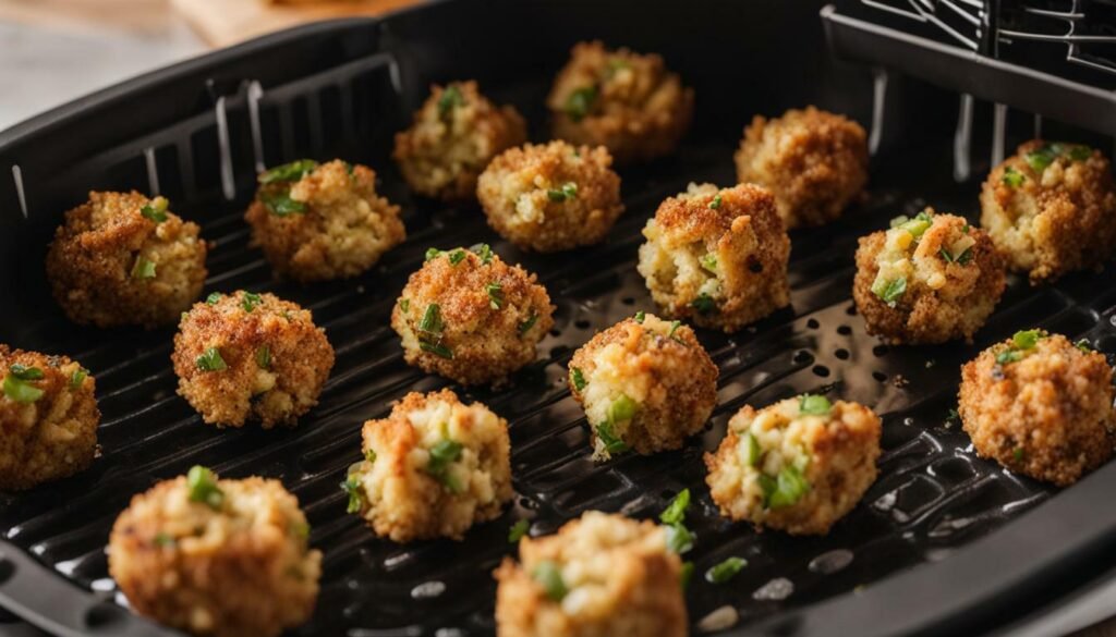 cooking stuffing in air fryer