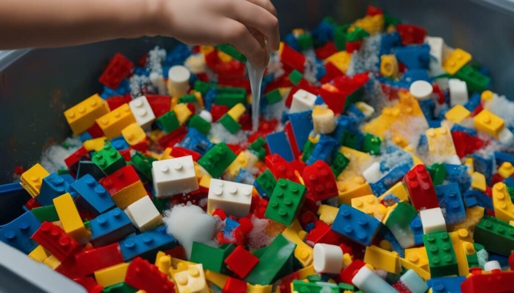 how to clean legos