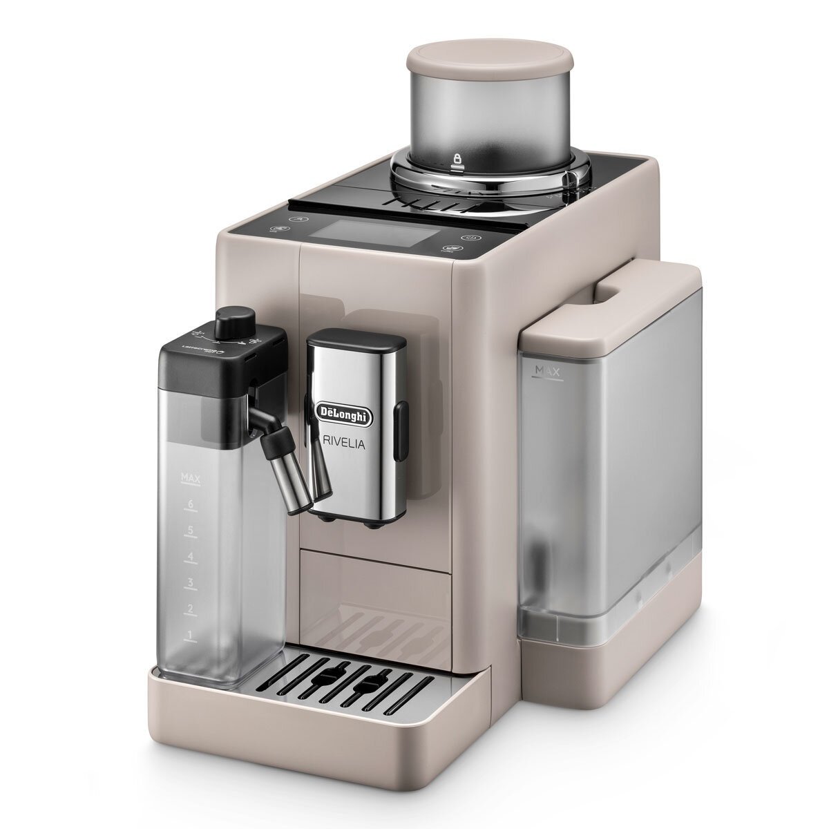 De'Longhi Rivelia Bean-To-Cup Coffee Machine in Beige, EXAM450.55.BG 4 274411309924382.jpg