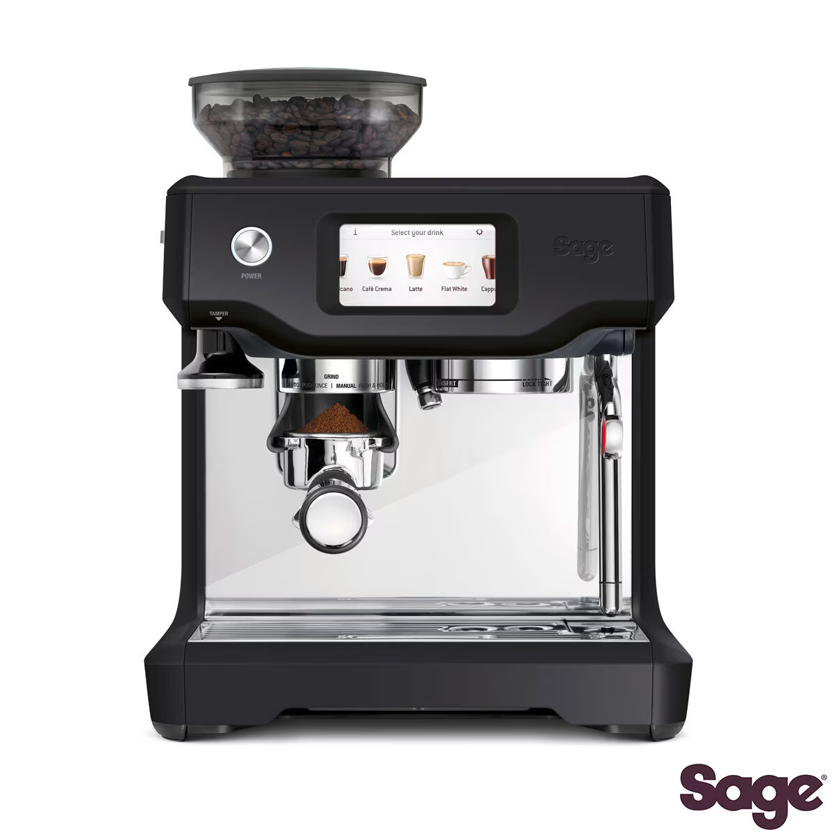 Sage Barista Touch Bean to Cup Coffee Machine in Black Truffle SES880BTR 1 8fb3561df9a630e3b594c6bb5e735734 8.png