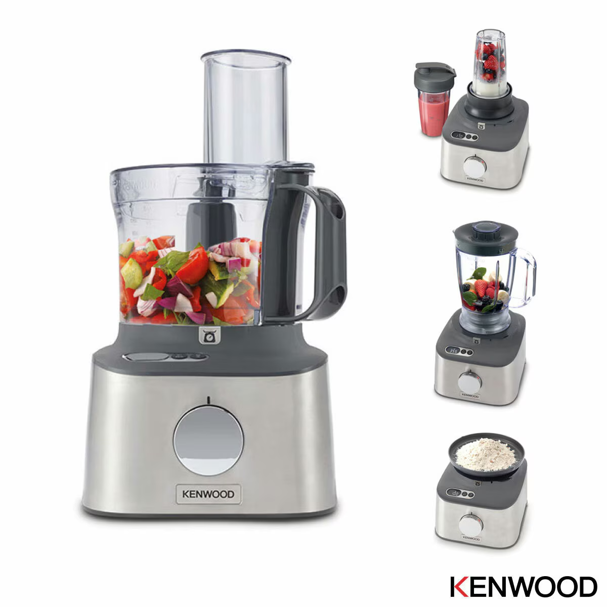 Kenwood Multipro Compact plus Food Processor & Blender with Digital Weighing Scales, FDM312SS 1 b7877dbabf72de55623ad4ace2253de6 5.png