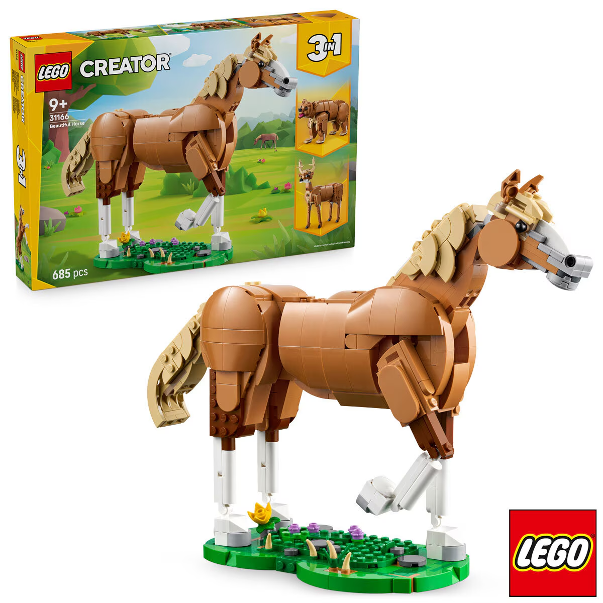 LEGO Creator Beautiful Horse - Model 31166 (9+ Years) 2 cfe9b0da9ae1393e63bb9f736dfe5928 10.png